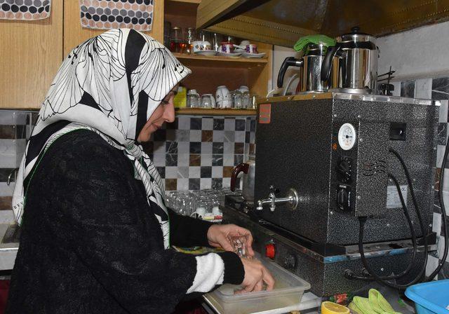 Çorlu'da Kahveciler Odası'nın kadın başkanı 5 yıldır görevde