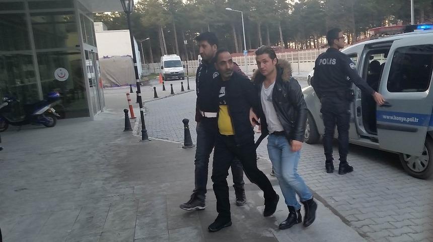 İnşaattan hırsızlık ş&uuml;phelileri tutuklandı