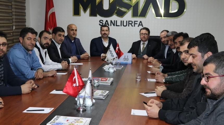 Baydilli M&Uuml;SİAD yetkilileriyle bir araya geldi