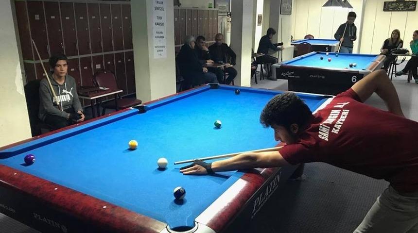 Okullar Arası Gen&ccedil;ler 8 Top Bilardo İl Birinciliği Tamamlandı