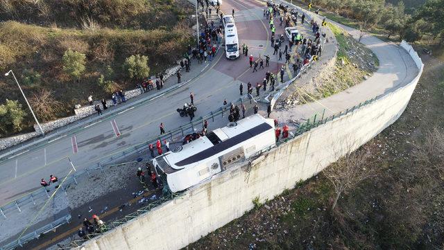 Uludağ yolunda 48 kişinin yaralandığı kazada şoför serbest