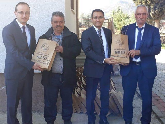 Alaşehir’de orman mahallelerine yangın söndürme tankeri