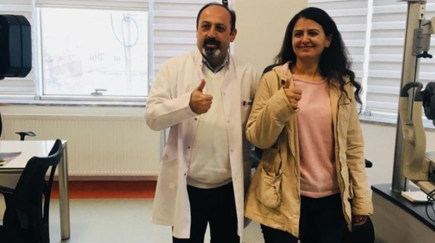 Excimer Lazer ile sağlığına kavuştu