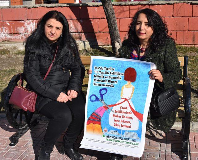 Van da &ccedil;ocuk yaşta evliliklere karşı projeye esnaf desteği 3