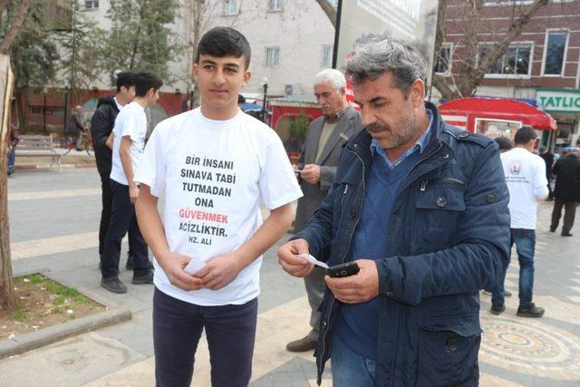 Öğrenciler güven konusunu ele aldı