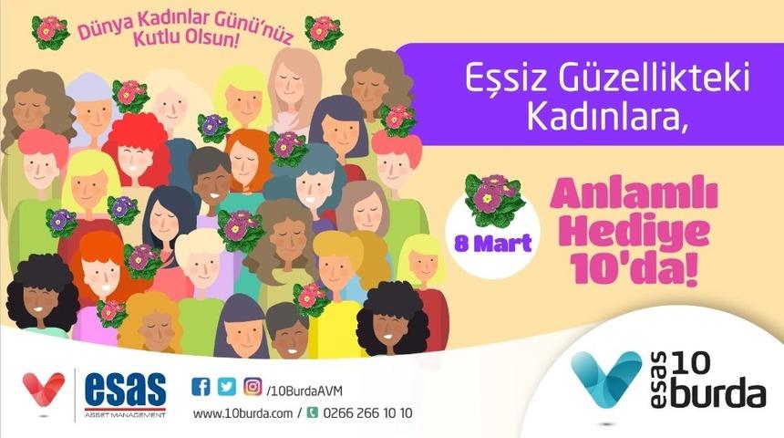 10 Burda AVM, 8 Mart D&uuml;nya Kadınlar G&uuml;n&uuml;&rsquo;n&uuml; &ldquo;&Ccedil;uha &Ccedil;i&ccedil;eği At&ouml;lyesi&rdquo; ile kutluyor!