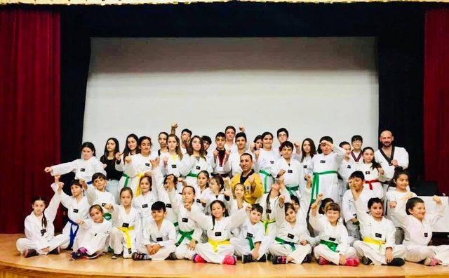 Foça’da Taekwondo sınavı heyecanı