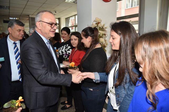 Başkan Ergün Saruhanlı Belediyesini ziyaret etti