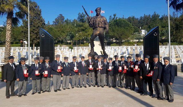 Nazillili Kıbrıs gazilerine, 45 yıl sonra madalya verildi