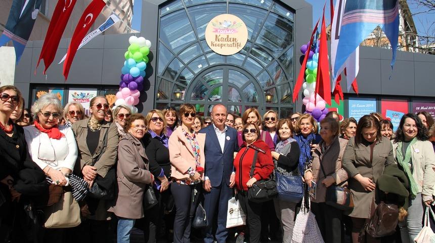 Kadınlar g&uuml;n&uuml;nde kadınlara &ouml;zel Potla&ccedil; Kooperatifi a&ccedil;ıldı