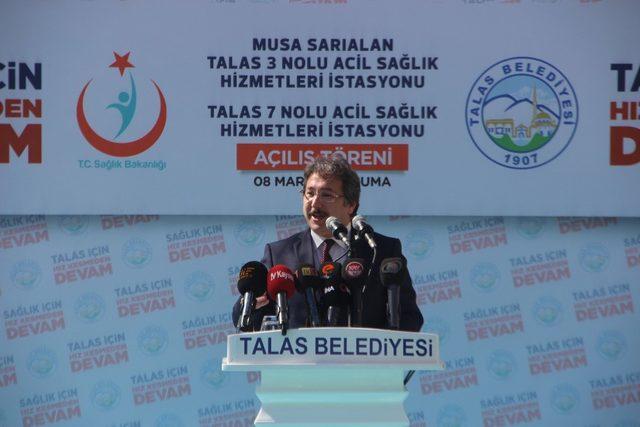 Talas 3 Nolu Acil Sağlık Hizmetleri İstasyonu açıldı