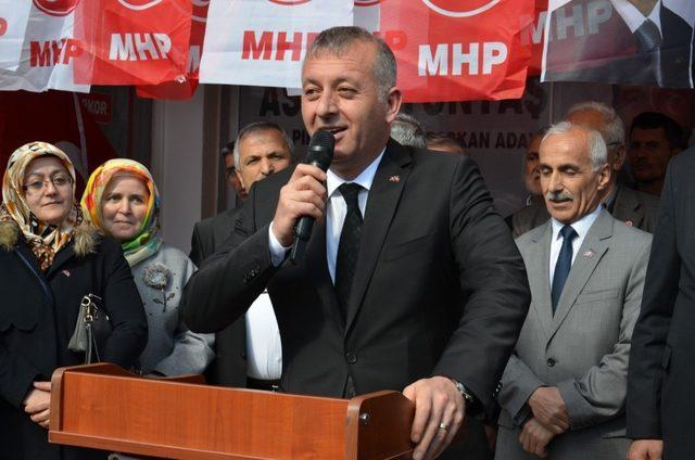 Kastamonu MHP İl Başkanlığı Pınarbaşı seçim irtibat bürosunun açtı