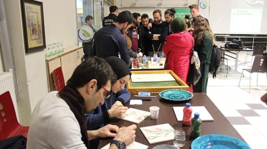 Ebru ve Çini etkinliği gerçekleştirildi