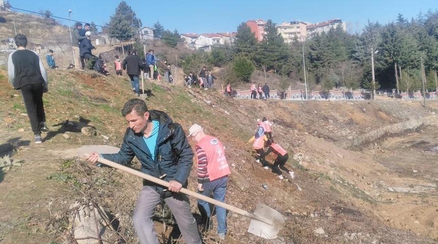 Simav&rsquo;da fidan dikim etkinliği