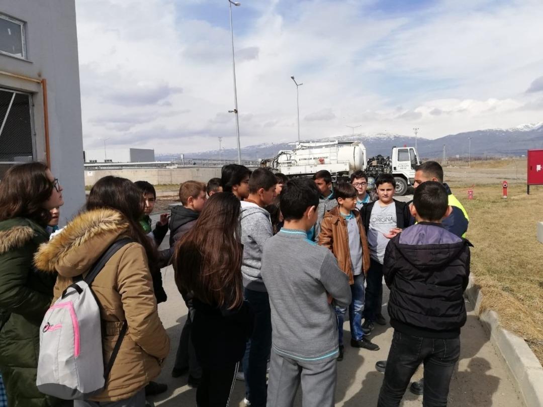&Ccedil;&ouml;pten Enerji Tesisi&rsquo;ne &ouml;ğrenciler yoğun ilgi g&ouml;steriyor