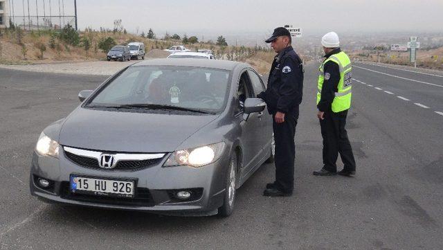 Aksaray’da 1 ayda 17 bin araç denetlendi