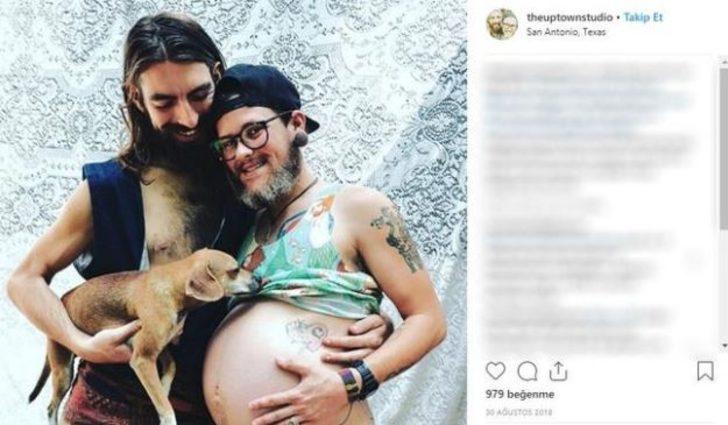 Hamile baba Wyley Simpson doğum yaptı! G5