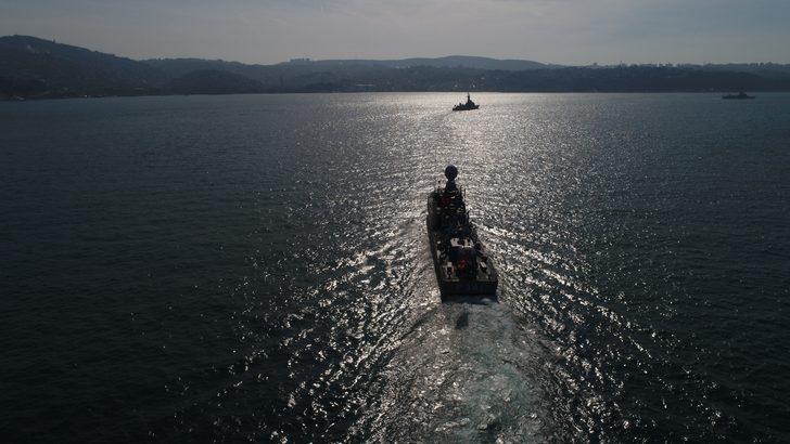 Savaş gemileri, İstanbul Boğazı'ndan böyle geçti G5