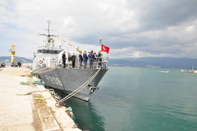 Kaymakam Arslan’dan TCG Kaş’a ziyaret