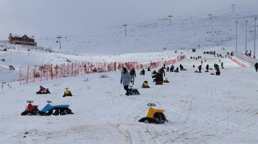 Sivas’ta kayak sezonu devam ediyor