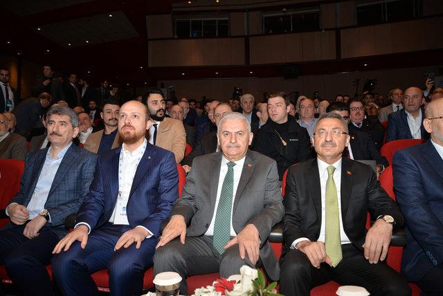 Fuat Oktay ve Binali Yıldırım İlim Yayma Vakfı'nın genel kurulunda konuştu