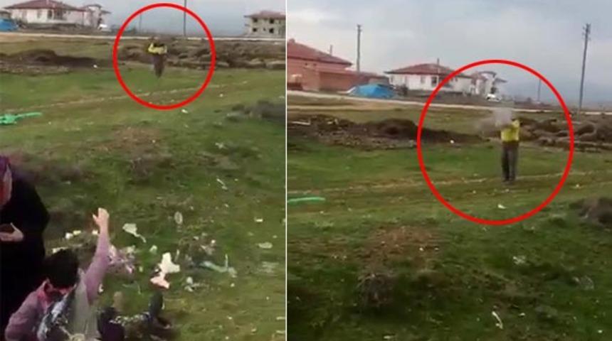 Cinayet anı kamerada! Katilini cep telefonuyla kaydetti