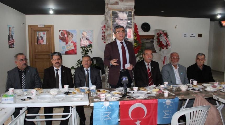 İYİ Parti İl Başkanı M&uuml;fit G&ouml;&ccedil;en: "Kırşehir ortak paydamız, kutuplaştırıcı değil birleştirici olacağız"