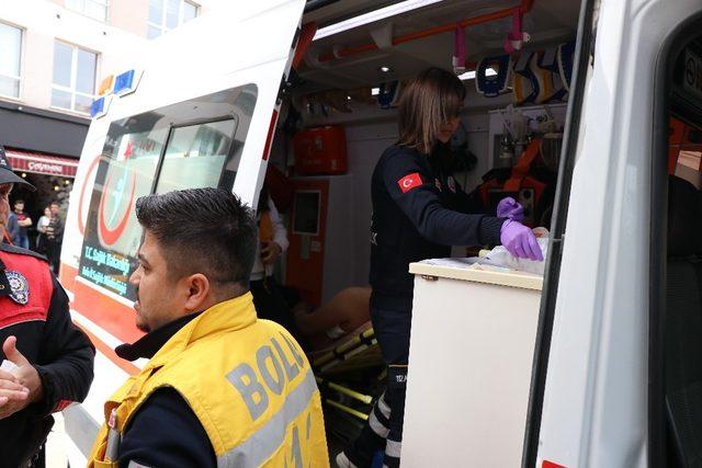 Bolu’da yol verme kavgası kanlı bitti: 1 yaralı