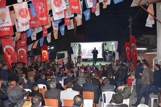 Yağcılar’da Cumhur İttifakı’na yoğun ilgi