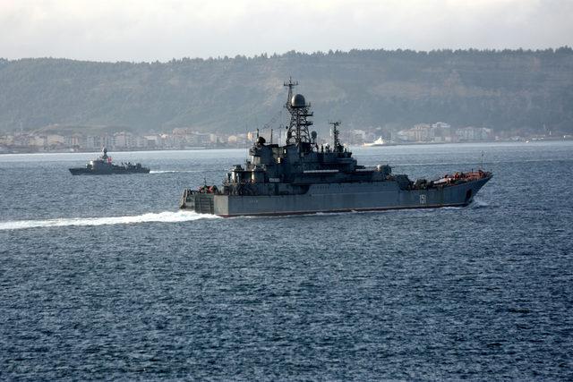 Rus savaş gemisi, Çanakkale'de Türk savaş gemisiyle karşılaştı