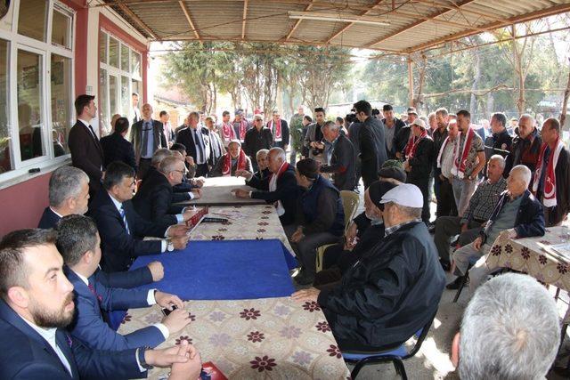 Saruhanlı’da Cumhur İttifakı’na yoğun ilgi