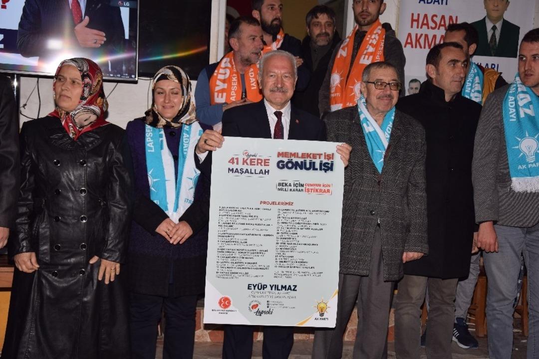Başkan Yılmaz 41 projeyle se&ccedil;men karşısına &ccedil;ıktı