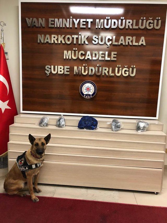 Van'da 7 kilo afyon sakızı ele geçirildi