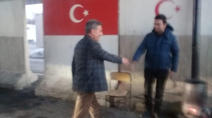 Kaymakam Özkan’dan kontrol noktası ziyareti