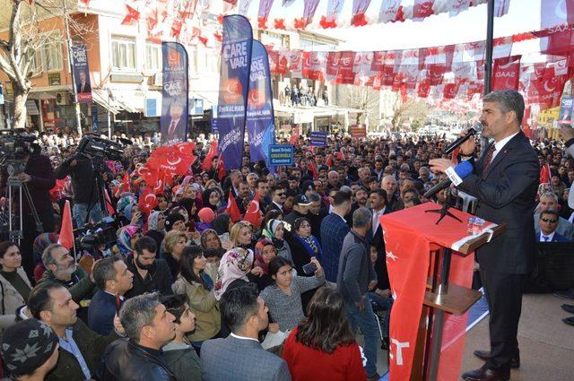 Reşit Alkan’ın seçim irtibat bürosu açıldı