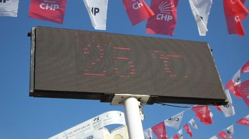 Burhaniye&rsquo;de termometreler 26 dereceyi g&ouml;sterdi