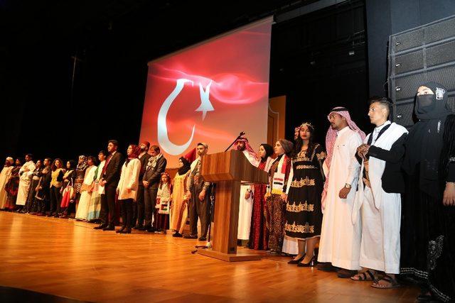 Konya’da Arap öğrencilerden kardeşlik mesajı