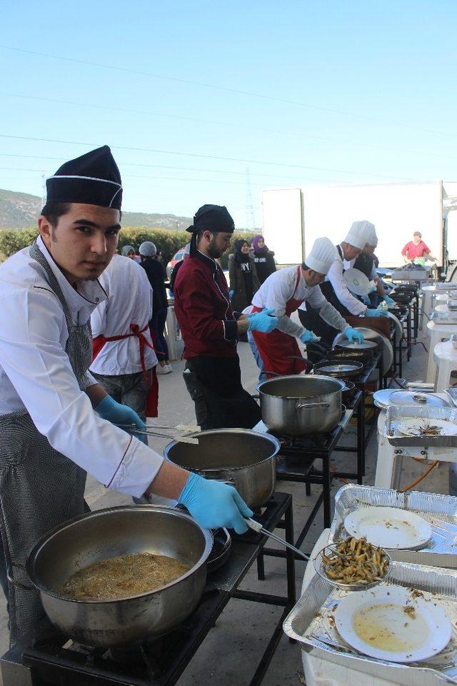 5 ton Hamsi dağıtıldı