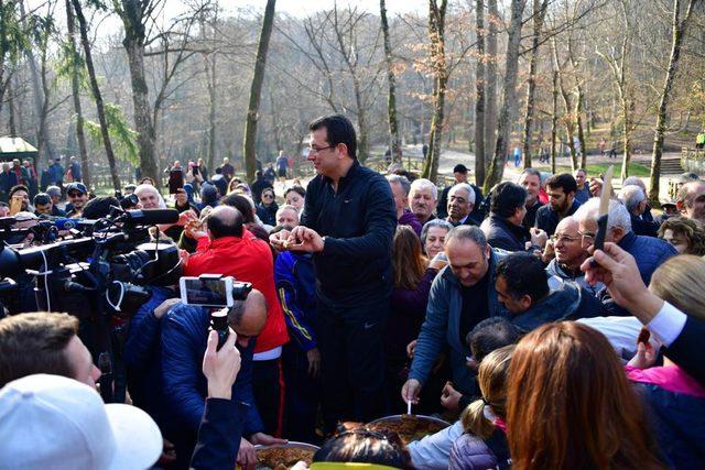 Ekrem İmamoğlu Belgrad Ormanı'nda yürüyüş yaptı