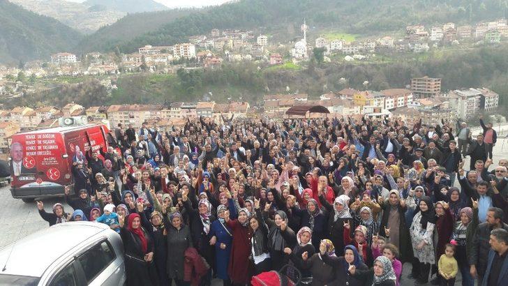 Çaylı’dan miting havasında mahalle gezisi G2