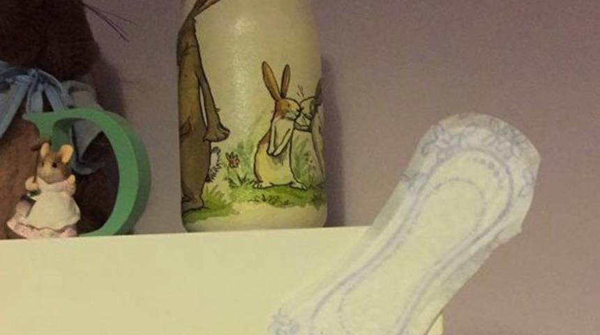 Hasta bebeği için ped kullandı! Yöntemi binlerce annenin imdadına koştu