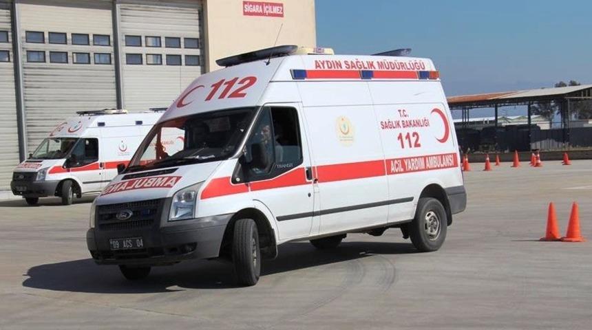 Aydın&rsquo;da ambulans s&uuml;r&uuml;ş eğitim teknikleri devam ediyor