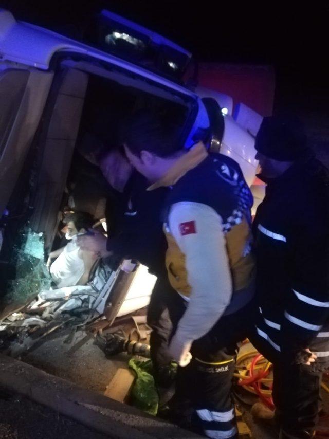 Aşkale’de trafik kazası: 2 yaralı