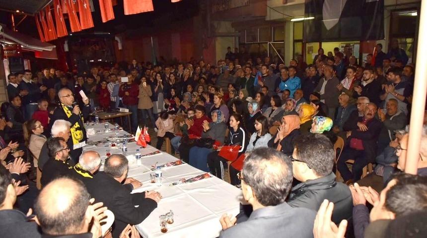 Başkan Kayda mahallelilerle buluştu