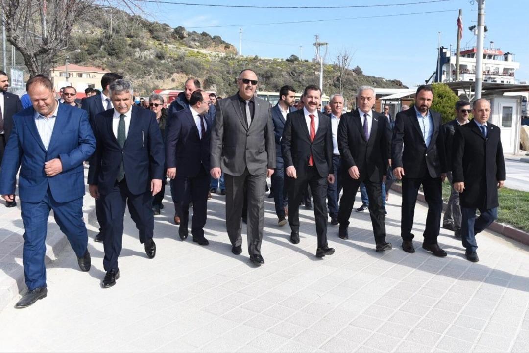 B&uuml;y&uuml;kşehir adayı Yılmaz, Marmara Adası&rsquo;nda se&ccedil;menlerle buluştu