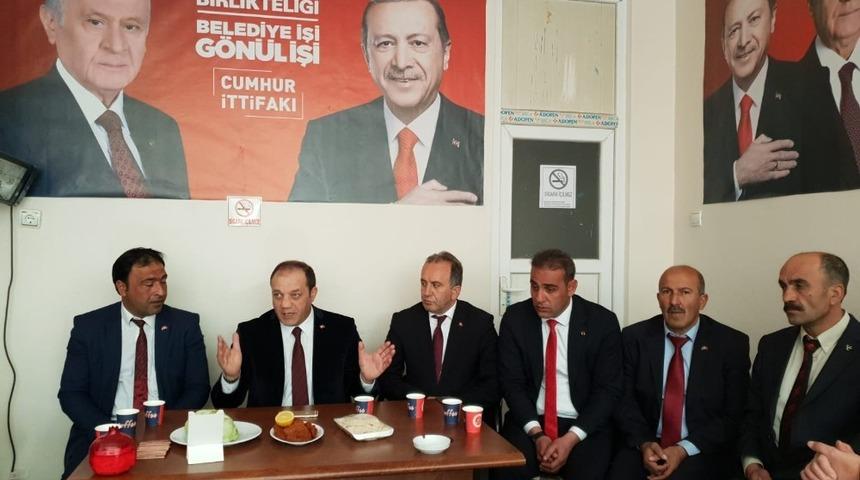 MHP Erzurum İl Başkanı Karataş se&ccedil;im &ccedil;alışmalarına devam ediyor