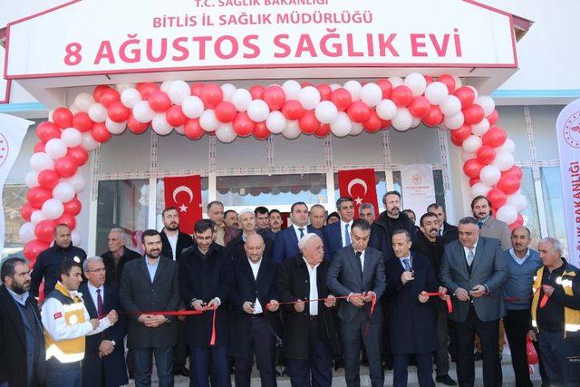 Bitlis’te ‘Sağlık Evi ve İstasyonu’ açıldı