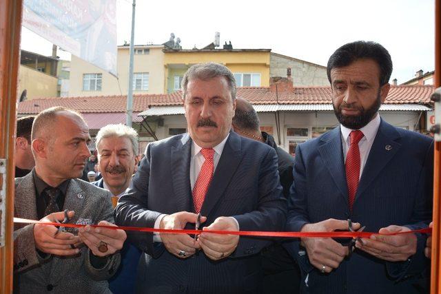 Destici, Tercan’da partisinin seçim bürosu açılışına katıldı