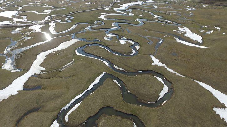 Kanoyla karda kayıp mendereslerde kürek çektiler G5