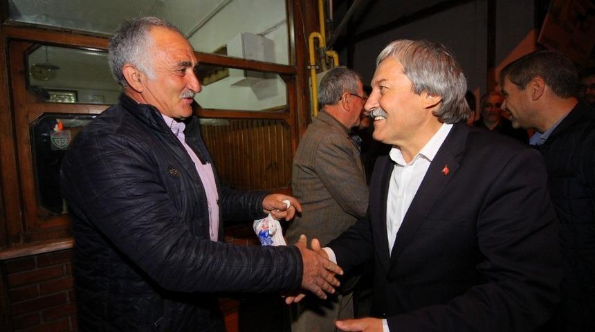 Başkan Şahin&rsquo;in esnaf ve ev ziyaretleri